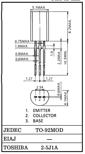 دیتاشیت ترانزیستور C2383 Transistor datasheet