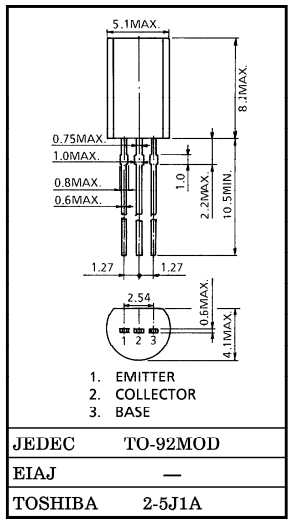 دیتاشیت ترانزیستور C2482 Transistor datasheet