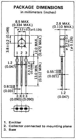 دیتاشیت ترانزیستور C2688 Transistor datasheet