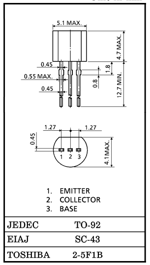 دیتاشیت ترانزیستور C2878 Transistor datasheet