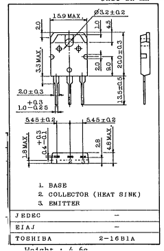 دیتاشیت ترانزیستور C3180 Transistor datasheet