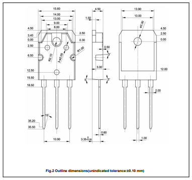 دیتاشیت ترانزیستور C3181 Transistor datasheet