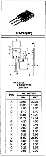 دیتاشیت ترانزیستور C3281 Transistor datasheet