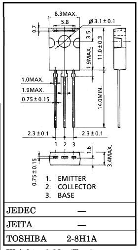 دیتاشیت ترانزیستور C3419 Transistor datasheet