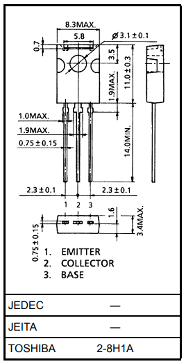 دیتاشیت ترانزیستور C3421 Transistor datasheet