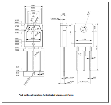 دیتاشیت ترانزیستور C3460 Transistor datasheet