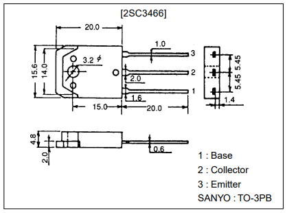 دیتاشیت ترانزیستور C3466 Transistor datasheet