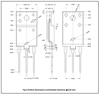 دیتاشیت ترانزیستور C3886 Transistor datasheet