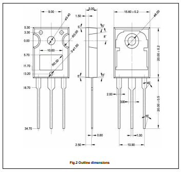 دیتاشیت ترانزیستور C4236 Transistor datasheet