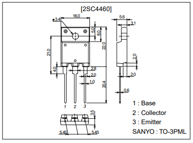 دیتاشیت ترانزیستور C4460 Transistor datasheet