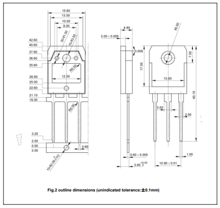 دیتاشیت ترانزیستور C4467 Transistor datasheet