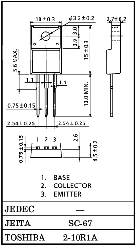 دیتاشیت ترانزیستور C4544 Transistor datasheet