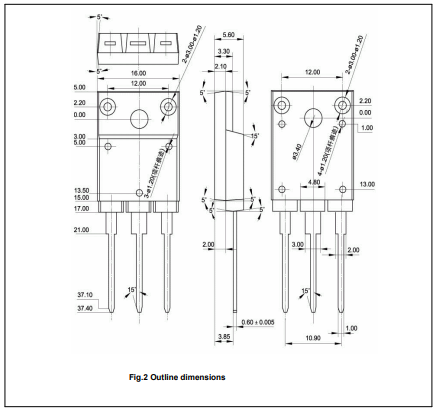 دیتاشیت ترانزیستور C4581 Transistor datasheet