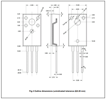 دیتاشیت ترانزیستور C4834 Transistor datasheet