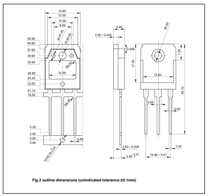 دیتاشیت ترانزیستور C5287 Transistor datasheet