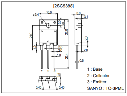 دیتاشیت ترانزیستور C5388 Transistor datasheet