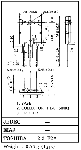 دیتاشیت ترانزیستور C5446 Transistor datasheet