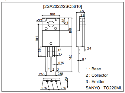 دیتاشیت ترانزیستور C5610 Transistor datasheet