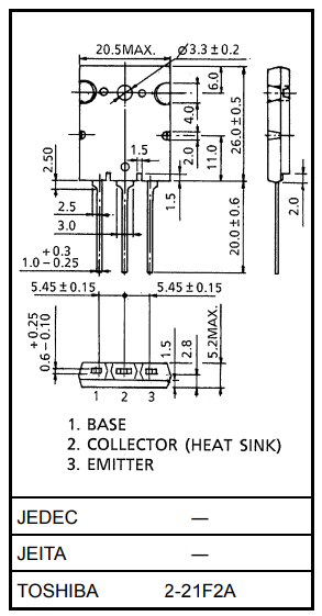 دیتاشیت ترانزیستور C5858 Transistor datasheet