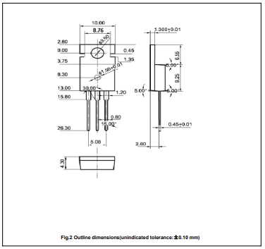 دیتاشیت ترانزیستور D235 Transistor datasheet