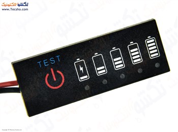 ماژول نمایشگر سطح شارژ باتری لیتیومی 1 سل