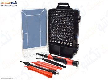 ست پیچ گوشتی مدل 11501 مجموعه 115 عددی ست پیچ گوشتی مدل 11501 مجموعه 115 عددی