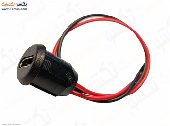 کانکتور مادگی تایپ C پرسی گرد سیم دار کانکتور مادگی تایپ C پرسی گرد سیم دار