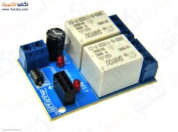 برد توسعه ماژول ESP8266 دو رله 12 ولت برد توسعه ماژول ESP8266 دو رله 12 ولت
