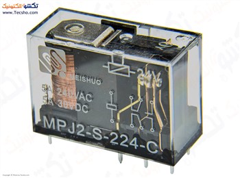 RELE 24V 5A 8PIN 2CONT MEISHUO MPJ2-S-224-C GLASS(128)