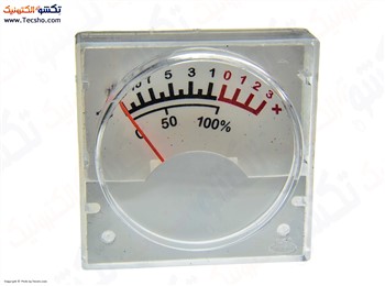 VU METER WHITE