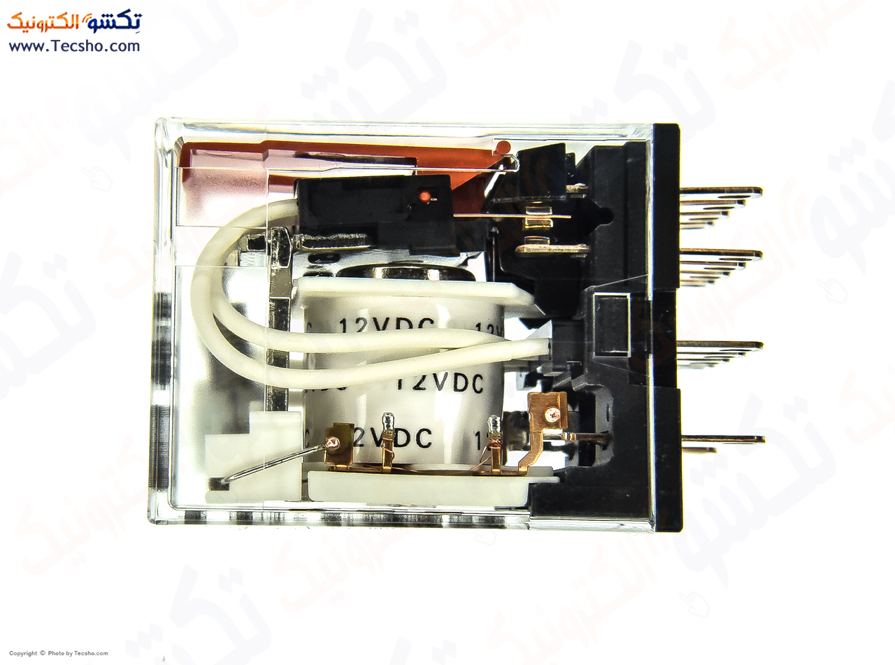RELE 12V 6A 4CONTACT 14PIN OMRON MY4N-GS(309) رله 12 ولت 5 آمپر 4 کنتاکت 14 پایه RELE 12V 6A 4CONTACT 14PIN OMRON MY4N-GS(309) رله 12 ولت 5 آمپر 4 کنتاکت 14 پایه