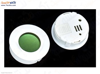 دماسنج رطوبت سنج پنلی گرد سفید