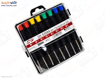ست پیچ گوشتی 8 عددی SH-6308A