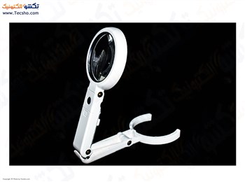 ذره بین رومیزی و دستی دو حالته چراغدار مدل FS75RC