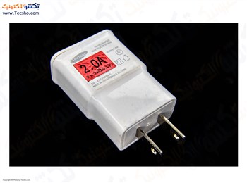 شارژر 5 ولت 2 آمپر سامسونگ سفید