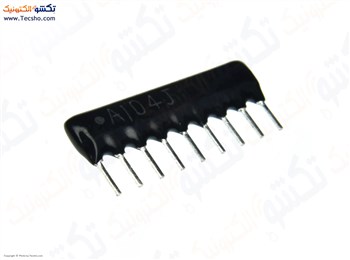 RES 100K 9PIN ARRAY