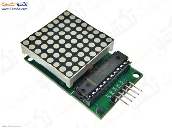 ماژول صفحه نمایش ال ای دی مدل MAX7219 ماژول صفحه نمایش ال ای دی مدل MAX7219