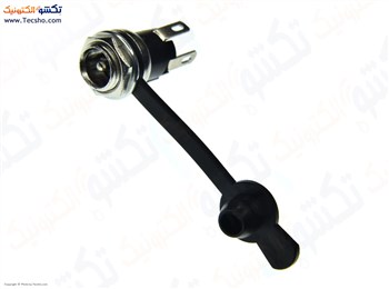 جک آداپتور مهره خور فلزی DC-025M درپوش دار ضدآب(296) جک آداپتور مهره خور فلزی DC-025M درپوش دار ضدآب(296)