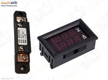 ولت متر آمپر متر شنت دار 100V 50A DC ولت متر آمپر متر شنت دار 100V 50A DC