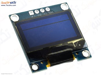 ماژول 0.96 نمایشگر OLED با رزولوشن 64*128 زرد و آبی