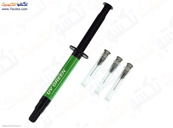 چسب UV سرنگی سبز