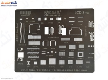 شابلون آی سی LCD آیفون AMAOE مدل LCD:3 شابلون آی سی LCD آیفون AMAOE مدل LCD:3