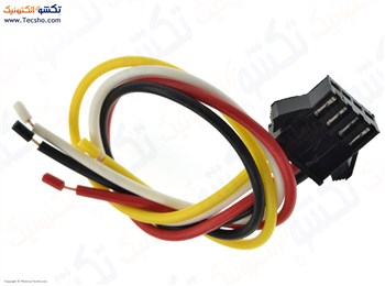 کانکتور بین راهی SM مادگی سیم دار 4 پین