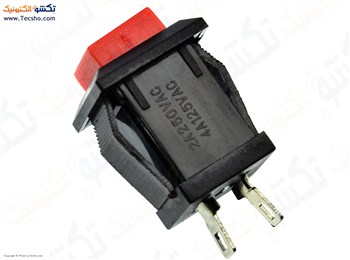 شستی مربعی DS-431 قرمز